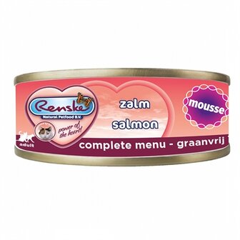 Renske kat vers bereid mousse zalm graanvrij