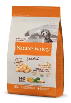 Natures variety selected junior free range chicken
