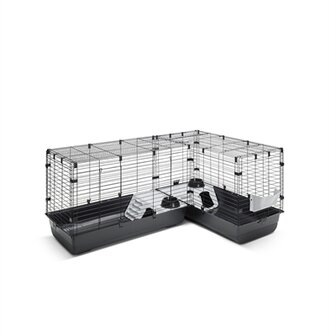 Savic clubix corner knaagdierkooi zwart