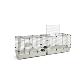 Savic clubix 200 knaagdierkooi zwart / lichtgrijs