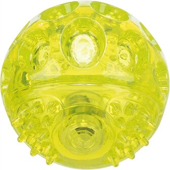 Trixie knipperbal zonder geluid drijvend tpr assorti