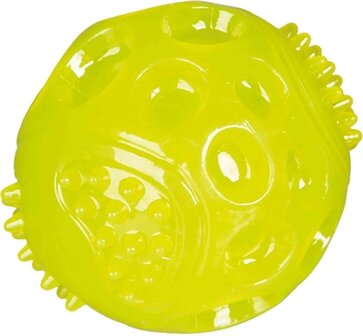 Trixie knipperbal zonder geluid drijvend tpr assorti