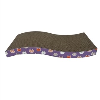 Easypets cat scratcher wave paars