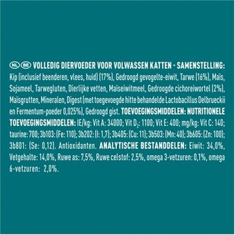Purina one adult kip en volkoren granen