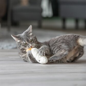Trixie sleepy face met catnip pluche assorti