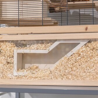 Trixie observatiebox muis / hamster met tunnel onbehandeld hout
