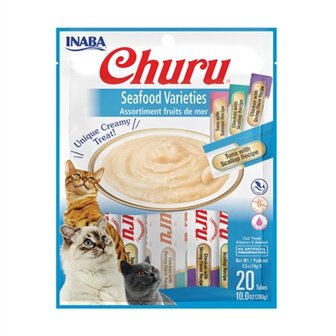 Inaba churu multipack tuna &amp; seafood