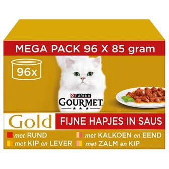 Gourmet gold chinks in gravy rund / zalm / kalkoen / kip