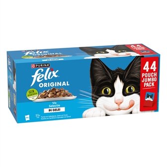 Felix original vis selectie in gelei