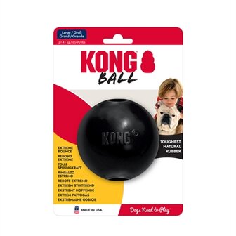 Kong extreme bal met gat zwart