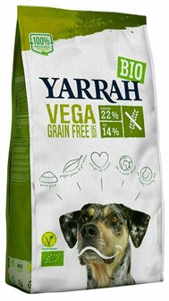 Yarrah dog biologische brokken vega ultra sensitive tarwevrij