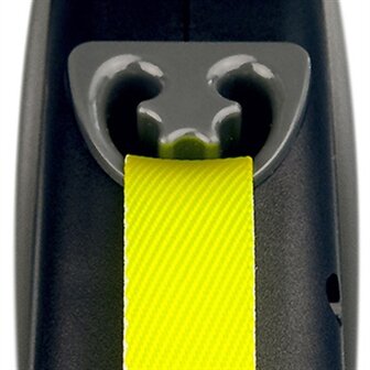 Flexi rollijn giant tape neon zwart / geel