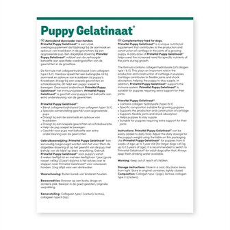 Primeval gelatinaat puppy
