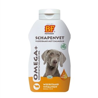 Bf petfood vloeibaar schapenvet met zalmolie