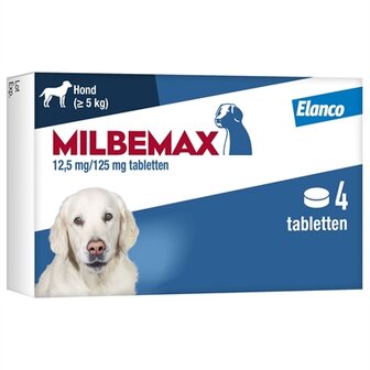 Milbemax tablet ontworming hond