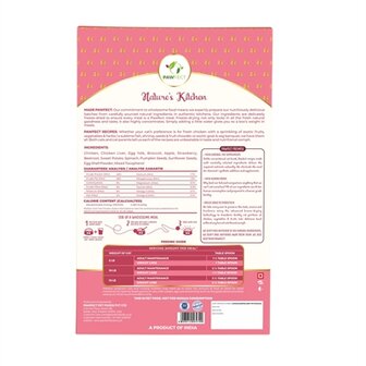 Pawfect freeze dried foods cat chicken recipe