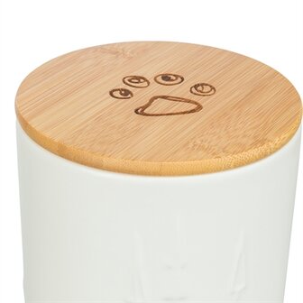 Trixie xmas snackpot keramiek wit