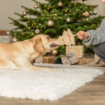 Trixie xmas kerstboom met touw beige