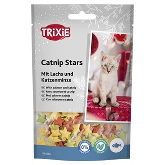 Trixie xmas sterren zalm / catnip