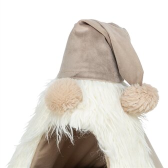 Trixie xmas tent kabouter velvet look beige