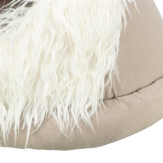 Trixie xmas tent kabouter velvet look beige