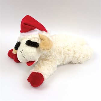 Happy pet santa lambchop