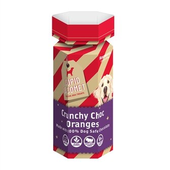Cupid &amp; comet xmas crunchy choc oranges