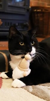 Cupid &amp; comet pom pom gonk kerstman