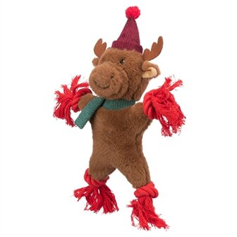 Trixie xmas rendier pluche / flostouw