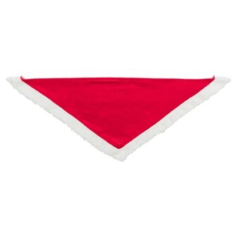 Trixie kerstbandana velvet look rood assorti