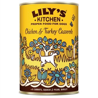 Lily&#039;s kitchen dog chicken / turkey casserole