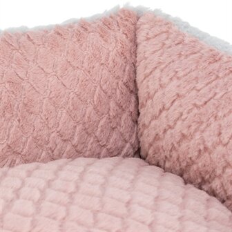 Trixie hondenmand kaline mio hoekig grijs / oudroze