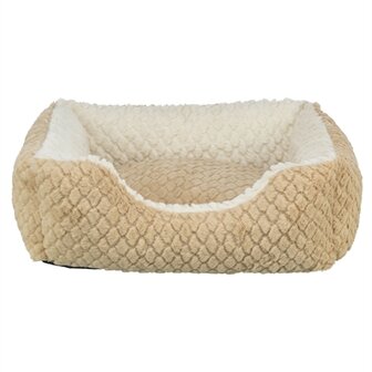 Trixie hondenmand kaline mio hoekig lichtbruin / creme