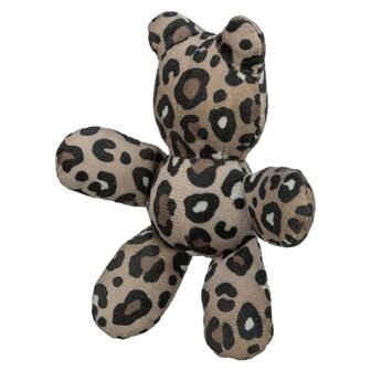 Trixie beer pluche panterprint met kattenkruid / catnip assorti