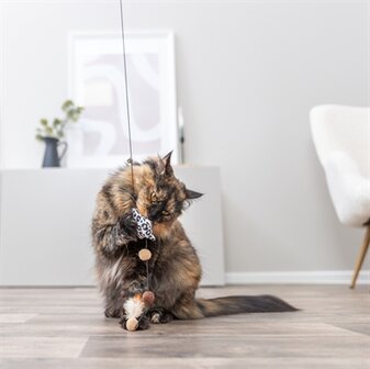 Trixie kattenhengel ster pluche met kattenkruid / catnip