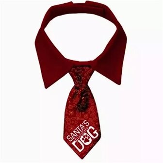 Plenty gifts kerst stropdas santa&#039;s favorite dog