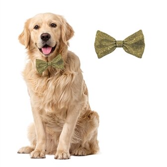 Plenty gifts kerst vlinderstrik glitter goud