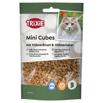 Trixie mini cubes met kippenborst en kippenlever