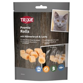 Trixie premio rolls met kippenborst en zalm