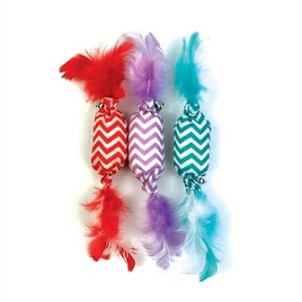 Happy pet tabby patch crinkle snoepje assorti