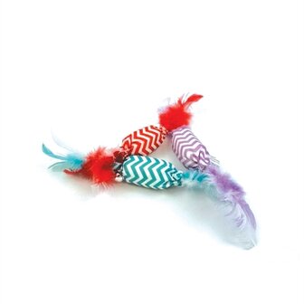 Happy pet tabby patch crinkle snoepje assorti