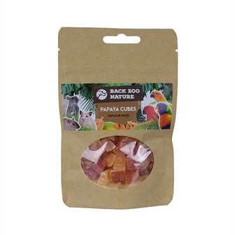 Back zoo nature papaya cubes