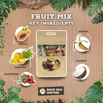 Back zoo nature fruit mix