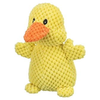 Trixie kuiken met piep pluche geel