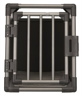 Trixie vervoersbox aluminium grafiet