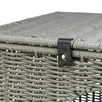 Trixie kattenmand amalia hoekig polyrattan grijs