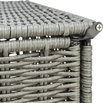 Trixie kattenmand amalia hoekig polyrattan grijs