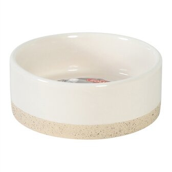 Zolux olaria voerbak keramiek beige