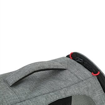 Zolux kattentas rugtas maximaal 8 kg grijs / zwart
