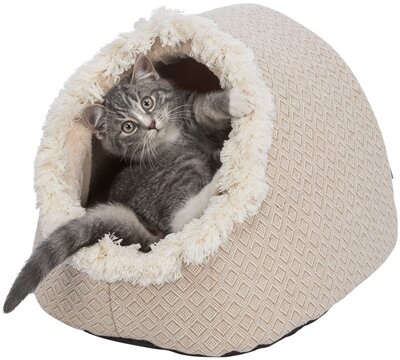 Trixie kattenmand iglo boho beige